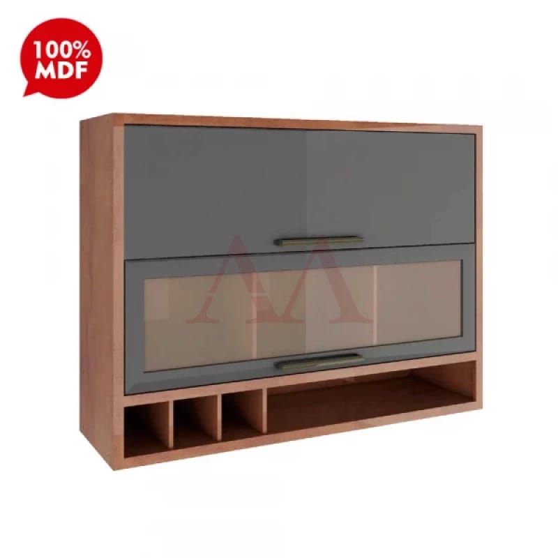 Armário Aéreo com Prateleira Aberta