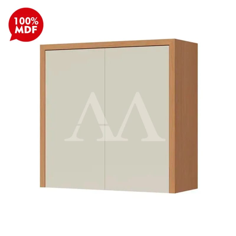 Armário Aéreo 2 Portas Bege Quadrado